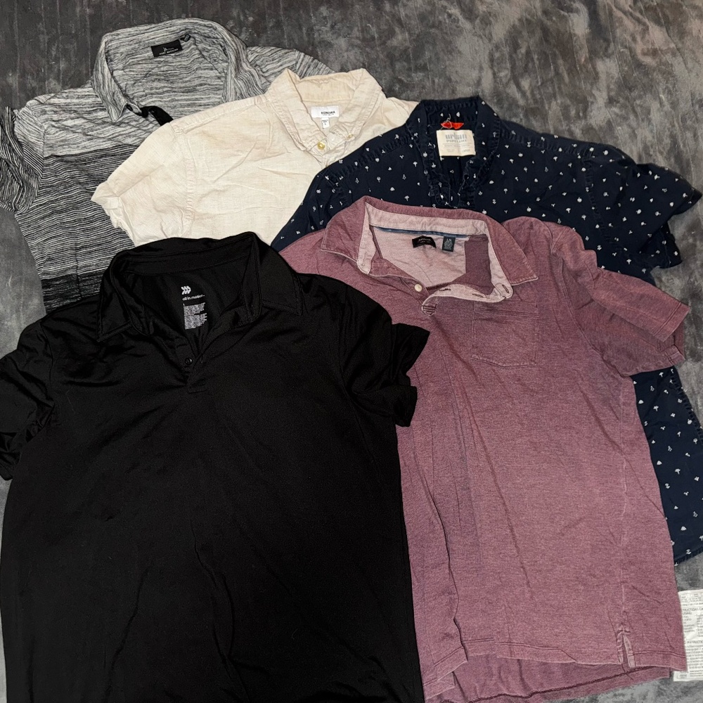 Lot of 5 Men's Casual Shirts
